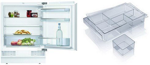 KUMK82F Unterbau-Kühlschrank bestehend aus K4316XFF0 + KS1870Z0 weiß / F