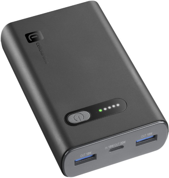 Fast (10.000mAh) Powerbank schwarz