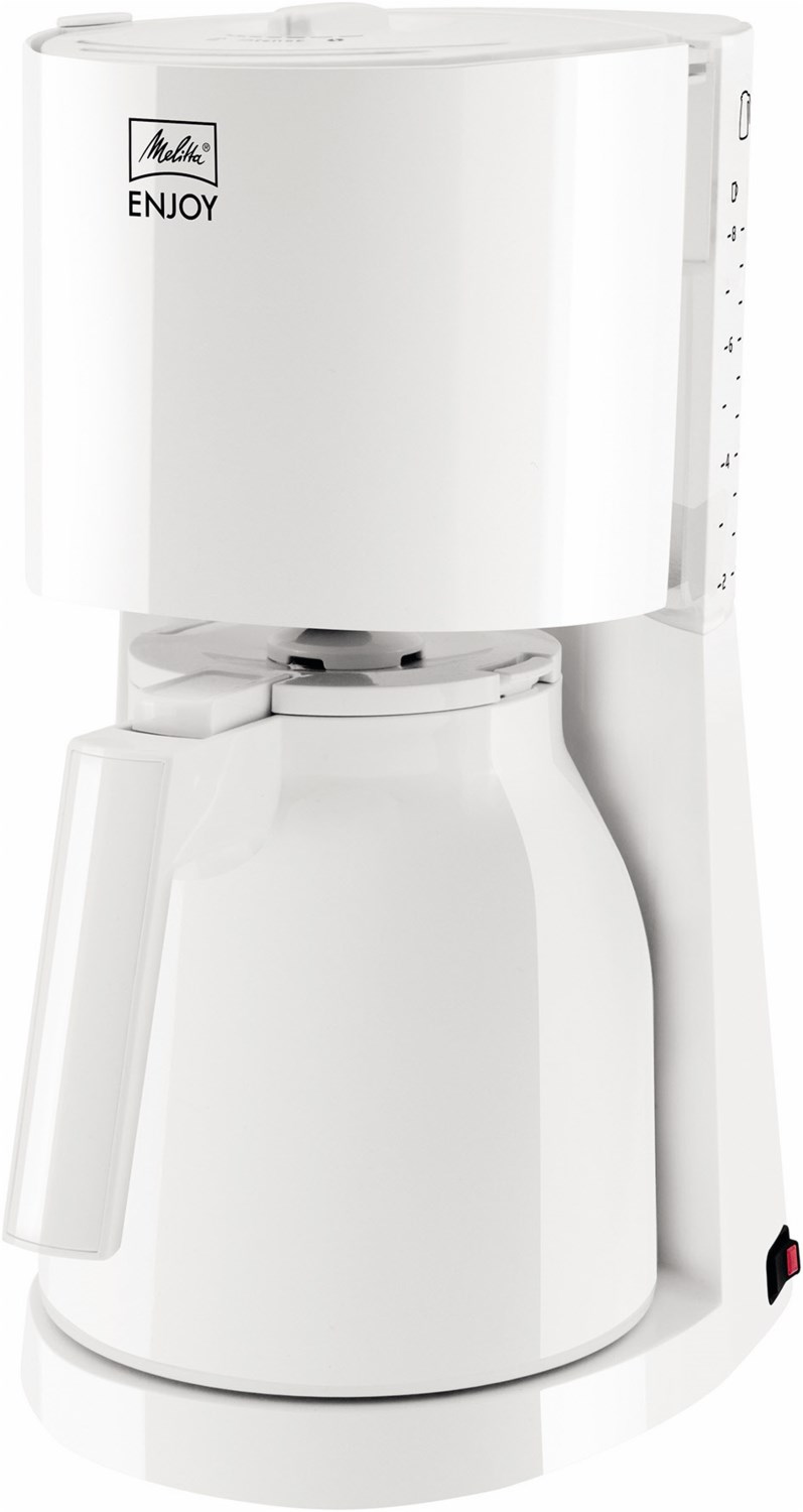 Enjoy Therm 1017-05 Filter-Kaffeemaschine mit Thermokanne weiß