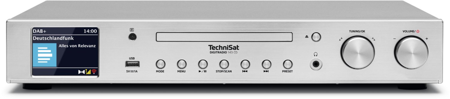 DigitRadio 143 CD CD/Radio-System silber