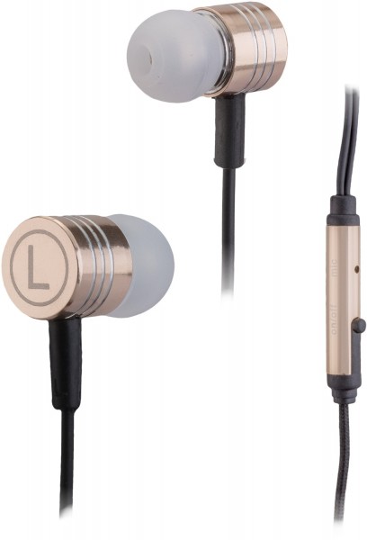 IN-EAR Headphone In-Ear-Kopfhörer mit Kabel gold
