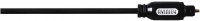 Audio-Lichtleiter-Kabel (0,75m) schwarz