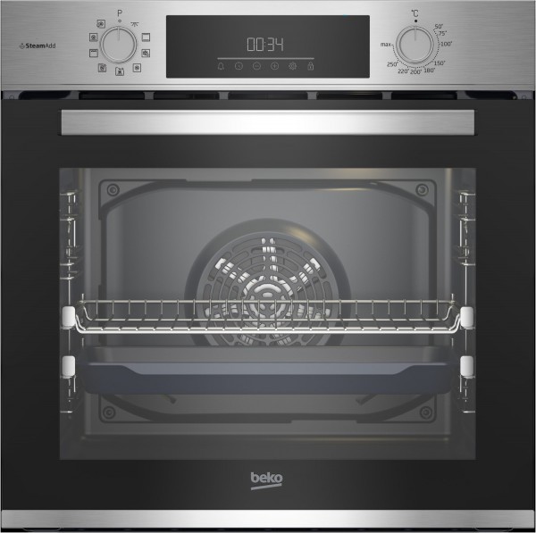 BBIS12301XE Einbaubackofen edelstahl, 72 l, Pizza-Stufe, 59,4 cm breit, A+