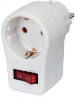Steckdosenadapter weiß