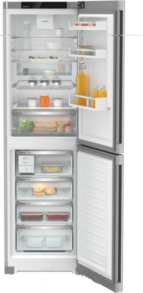 Kühl-Gefrierkombination 206 Liter silber, Kühlschrank, Gefrierfach,  Kühlkombi, Kühlschrank mit Gefrierfach, Gefrierschrank, Gefrierfach, 2in1