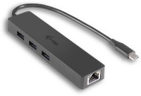 USB-C Slim HUB 3 Port mit Gigabit Ethernet Adapter