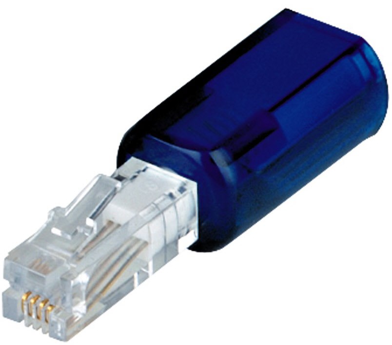 Hama Untangler Telefon-Adapter neonblau | EURONICS