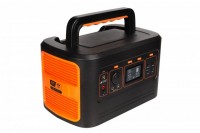 Portable Power Station 500 Powerbank schwarz/orange