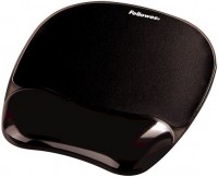 Crystal Gel Handgelenkauflage mit Mauspad schwarz