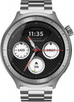 moto watch Smartwatch matt silber