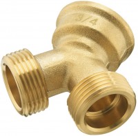 Y-Verteiler für Zulaufschläuche Ø 3/4 Zoll (26,9 mm)