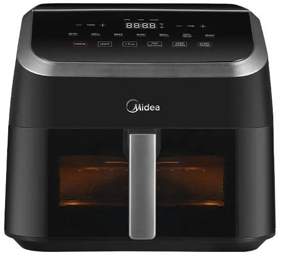 MAD85000ADK Heißluft-Fritteuse schwarz