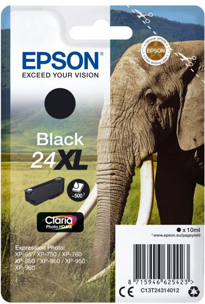 24XL Claria Photo HD Tintenpatrone schwarz