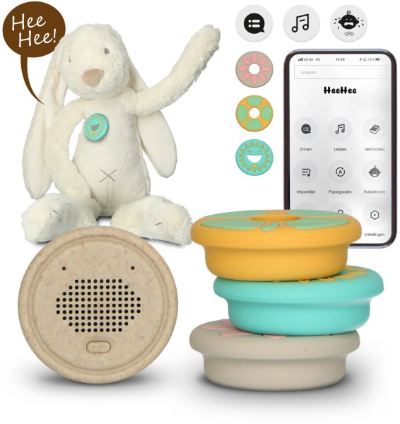 HeeHee+ToyRabbit Babyfon beige
