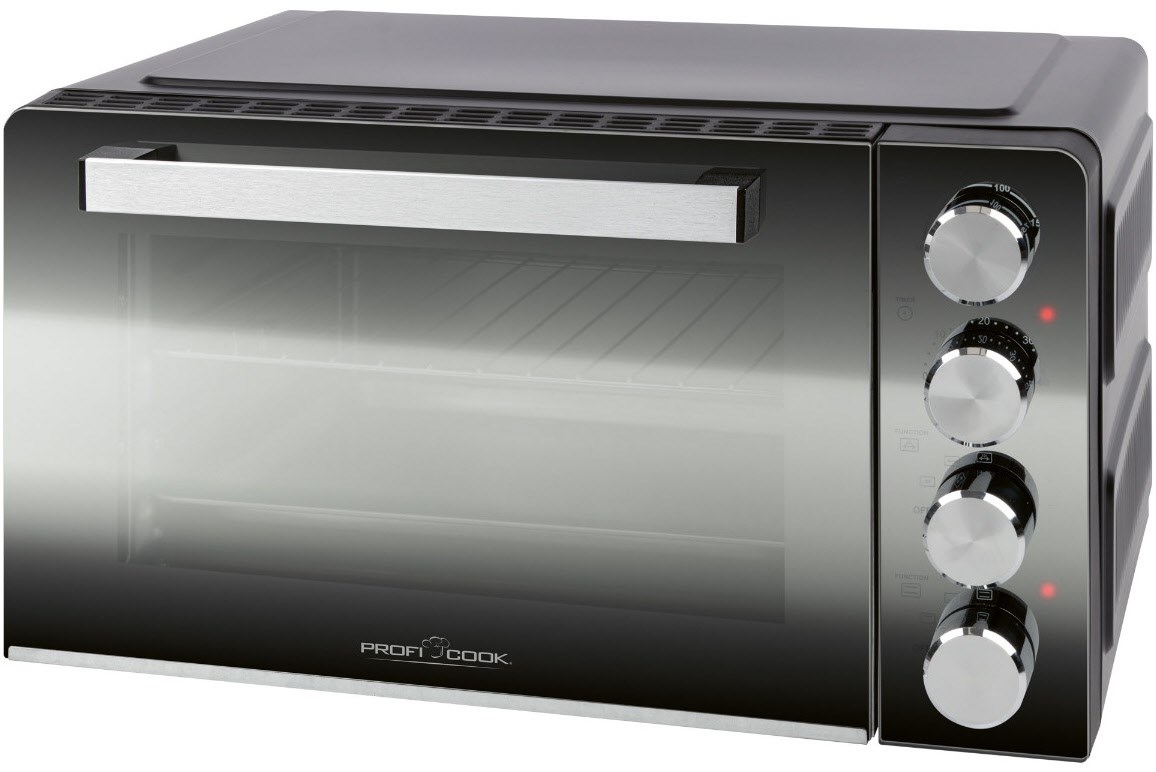 PC-MBG 1277 Backofen mit Drehspieß und Umluft schwarz