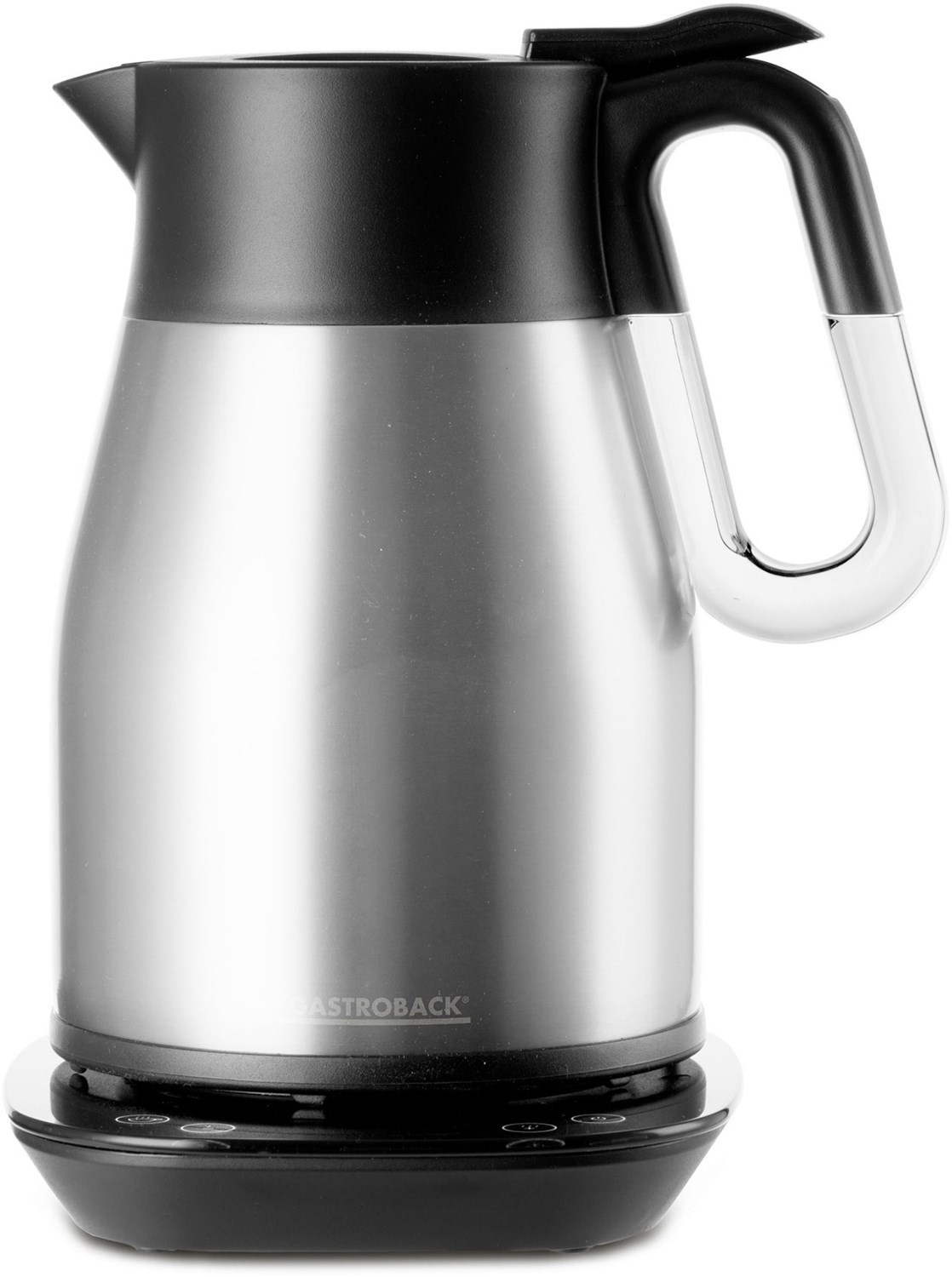 Image of Design Wasserkocher Advanced Thermo schwarz/edelstahl