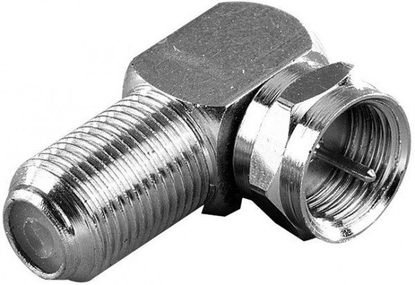 F-Winkeladapter F-Stecker > F-Kupplung