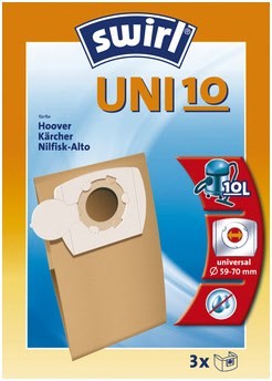 UNI 10 Papier Staubfilterbeutel