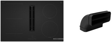 PVS81ABGA7 Autark-Induktionsfeld mit Dunstabzug bestehend aus PVS81AB16E + HEZ9VDSB2 mattschwarz