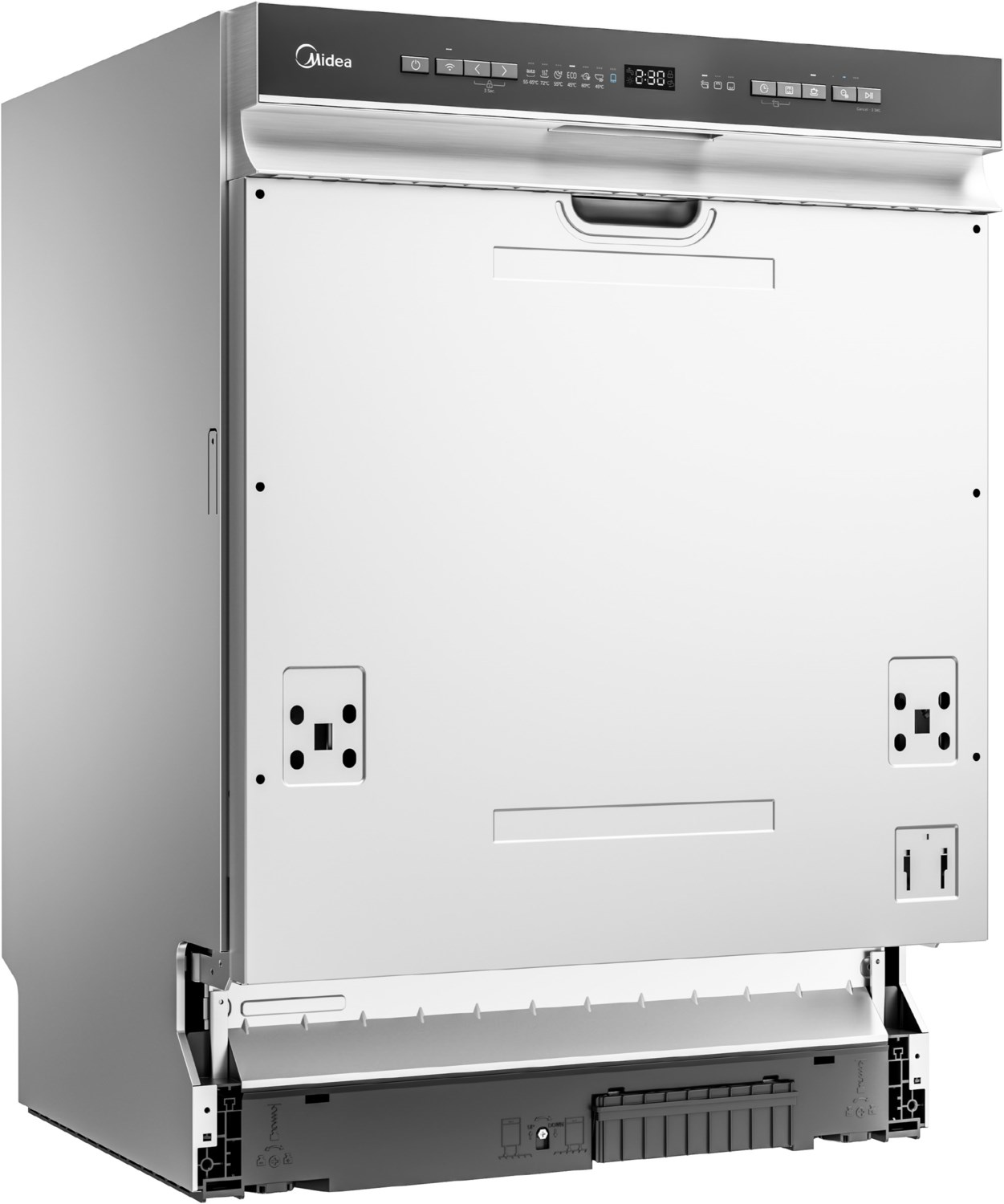 MDWES1433DSS-RB Teilintegrierter Einbau-Geschirrspüler 60 cm inox