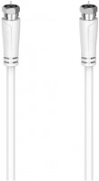 SAT-Anschlusskabel 90 dB (7,5m) F-Stecker>F-Stecker weiss
