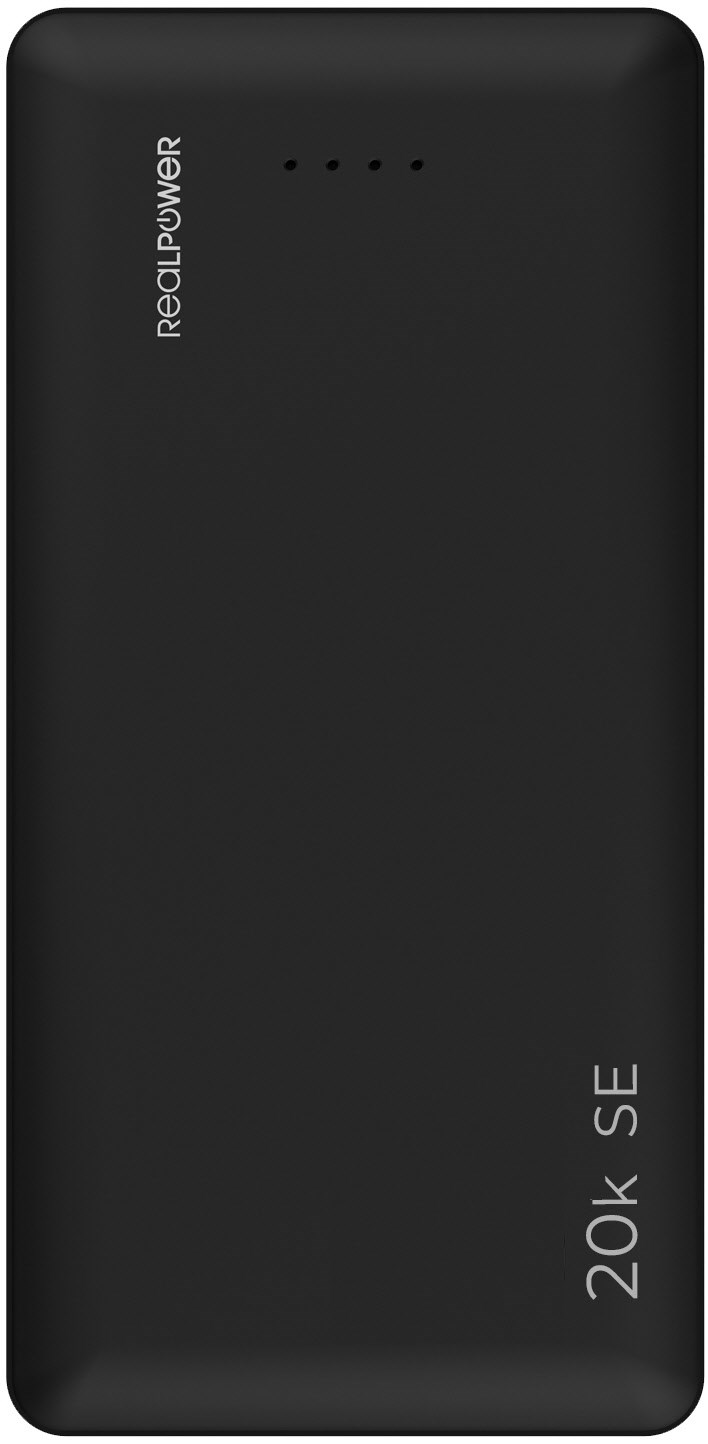 Buy RealPower PB-20k Power bank 20000 mAh Power Delivery Lithium Black  Status display