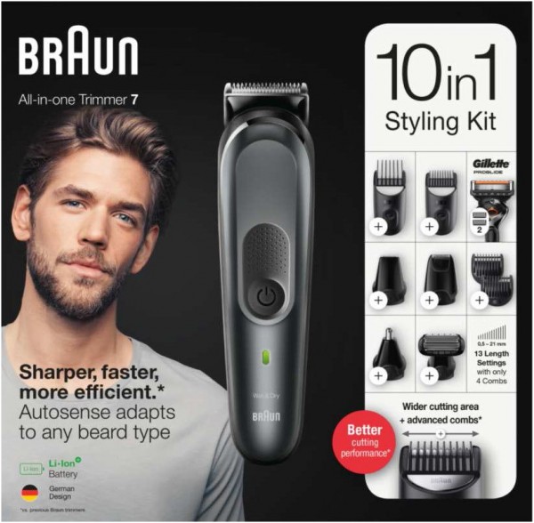 Braun MGK 7321 MultiGroomingKit schwarz | EURONICS