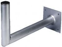 SAT-Halter Aluminium (45cm) Wandhalter aluminium