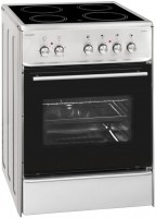 ECM 6-4 Elektroherd mit Glaskeramikfeld edelstahl, 61 l, 60 cm breit, A, 4 Kochzonen
