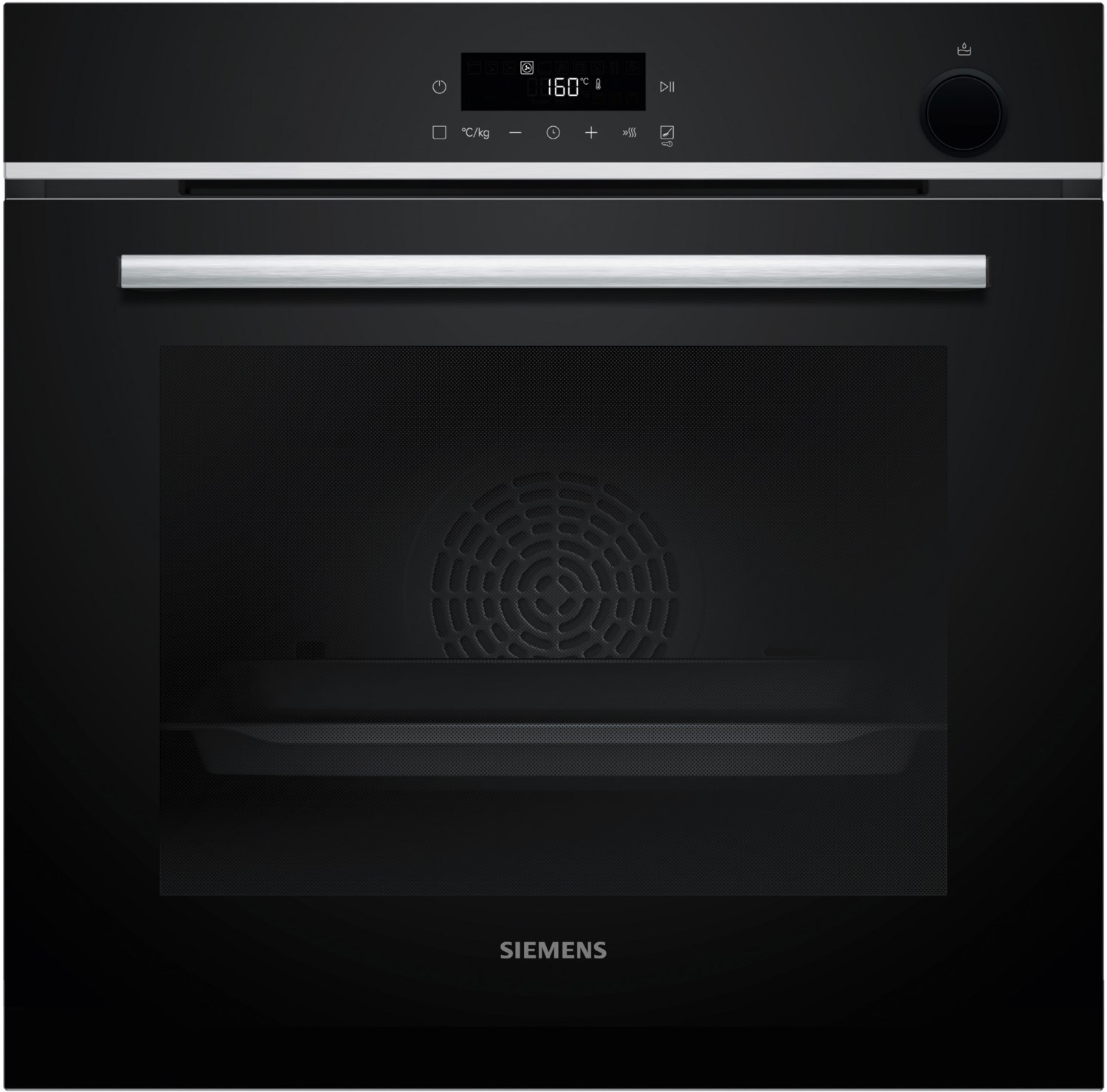 HR532GBS3 Backofen mit Dampfunterstützung edelstahl, 71 l, Pizza-Stufe, schnelles Vorheizen, 59,4 cm breit, A+, iQ300