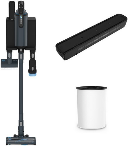 BS5 Jubiläums-Modell Akku-Stielstaubsauger graphitgrau/schwarz, 160 W, 120 min Laufzeit, HEPA-Filter, 1 l Staubvolumen, Display, Elektro-Bodenbürste