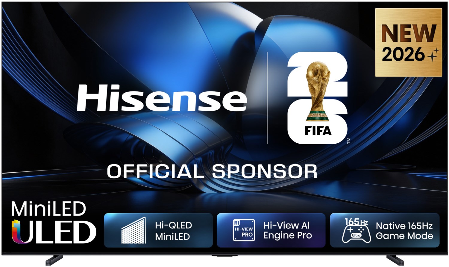 Image of 100U7DSE 253 cm (100") Hi-QLED MiniLED-TV schwarz