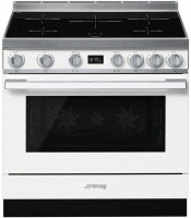 CPF9IPWH Stand-Elektroherd mit Induktionsfeld weiß, 115 l, Hefeteig-Gärstufe, pyrolytische Selbstreinigung, 89,8 cm breit, A+