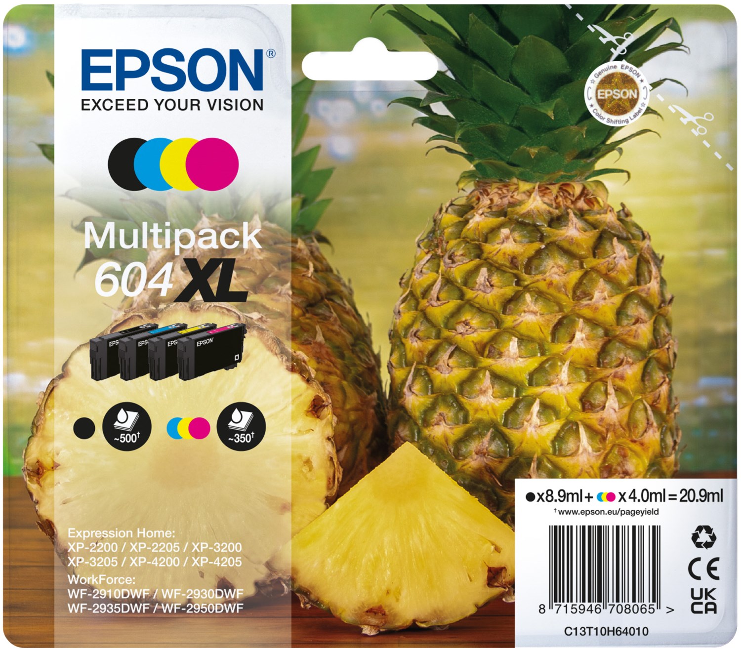Image of 604XL Tinten-Multipack 4-farbig