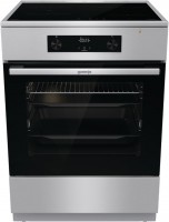 GEIT6C60XPG Stand-Elektroherd mit Induktionsfeld edelstahl/cleansteel, 71 l, schnelles Vorheizen, A