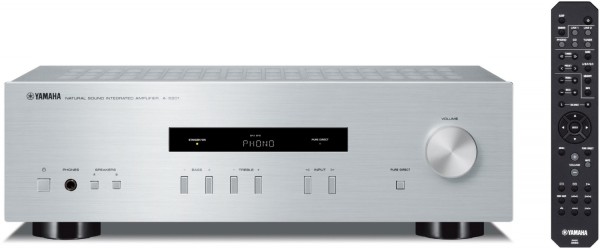A-S 201 Vollverstärker Stereo silber