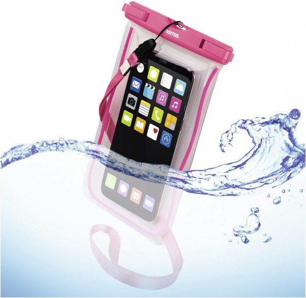 Outdoor-Tasche Playa (XXL) pink/transparent