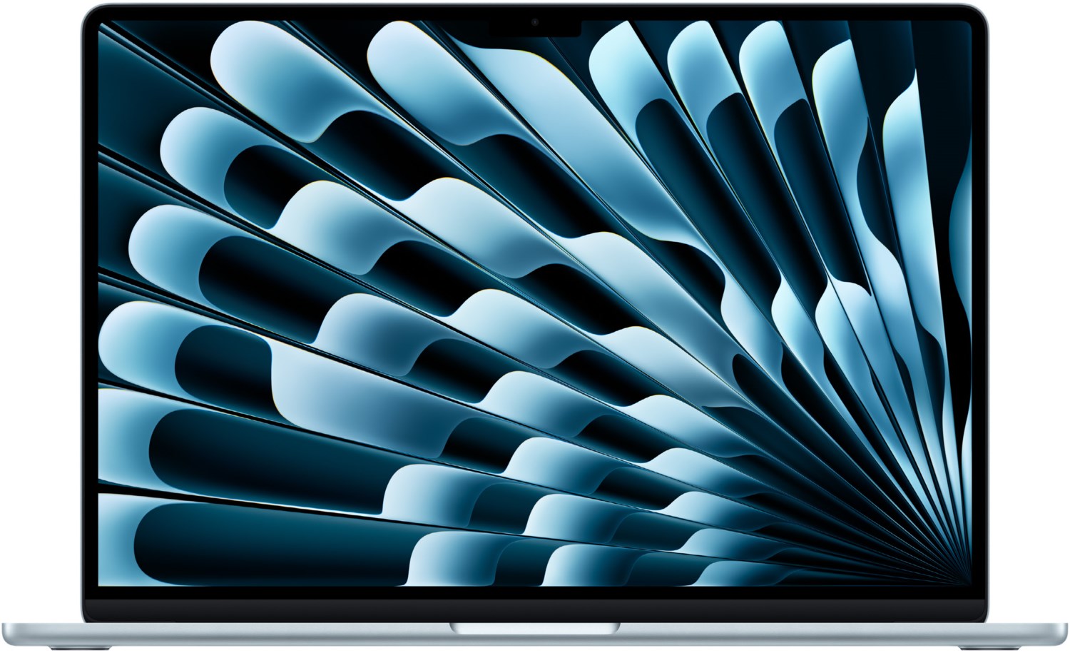 MacBook Air 15" M4, 2025 (MC7A4D/A) himmelblau, 16 GB RAM, 256 GB SSD, Apple M4, MacOS Betriebssystem, 2880x1864