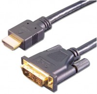 HDMI 3 HDMI/DVI-Adapterkabel (2m) Stecker Typ-A > DVI-Stecker