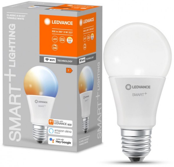Smarte LED-Lampe WiFi 9W