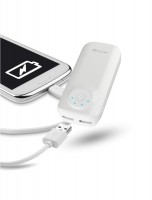 Mobiles Akku-Ladegerät 4400mAh weiß