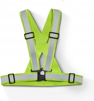 Universal Warngurt für Fahrrad, Joggen gelb