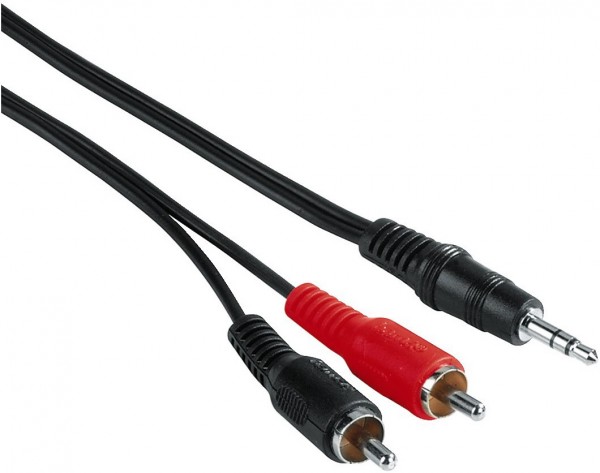 2 Cinch-St./3,5mm Klinke stereo, 5m