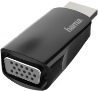 Video-Adapter HDMI-Stecker>VGA-Buchse schwarz
