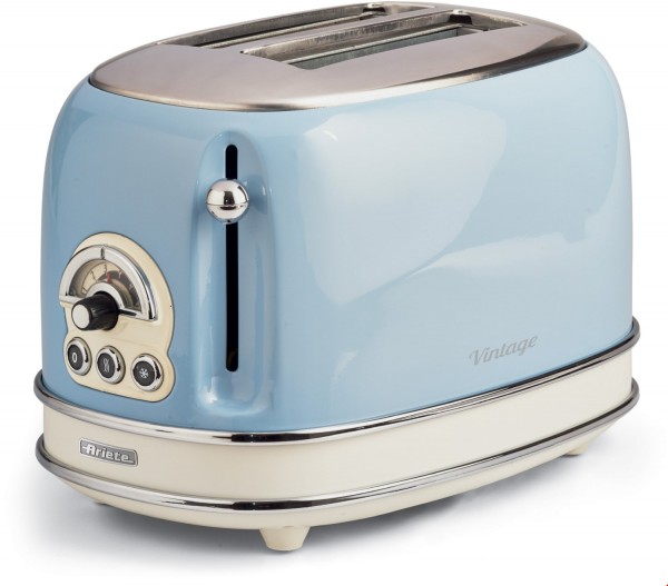 Vintage 2-Schlitz-Toaster blau