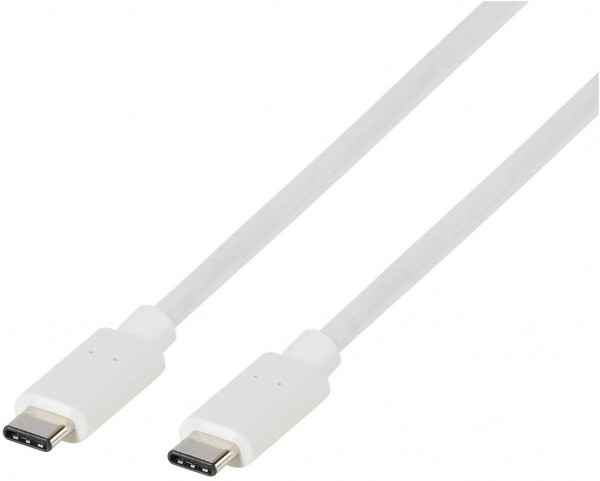 USB 2.0 Type-C Kabel (1m) weiß
