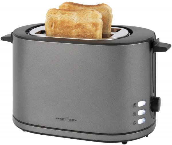 PC-TA 1291 Kompakt-Toaster anthrazit