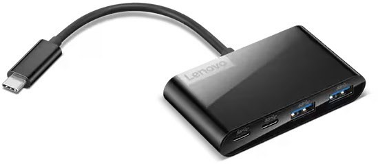 Select USB Type-C 4-Port Hub schwarz