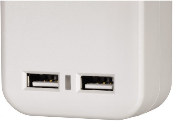 Hama USB-Steckdosenadapter – 2,1 A Ladegerät, Weiß, Kompakt