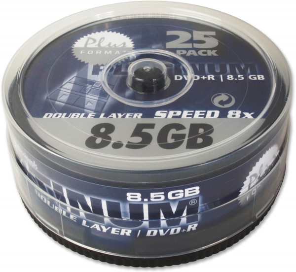 DVD+R (8,5GB) DL - 25er CB DVD-Rohlinge